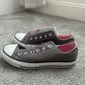 Grey and Pink Converse